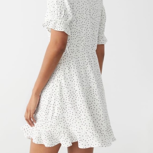 & Other Stories V-Neck Puff Sleeve Mini Dress - Picture 2 of 11